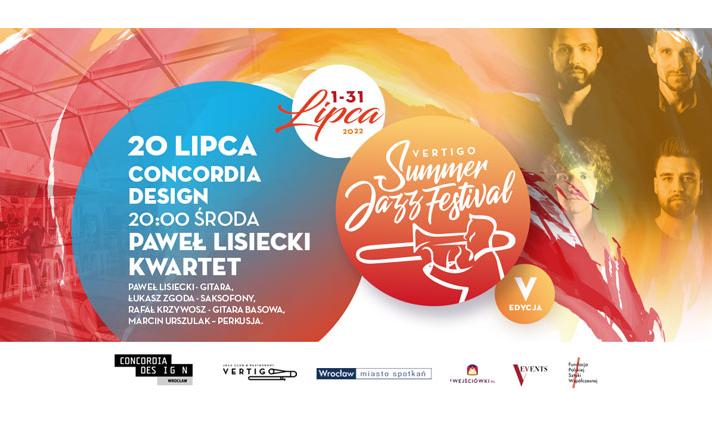 Paweł Lisiecki Kwartet - Vertigo Summer Jazz Festival - zdjęcie